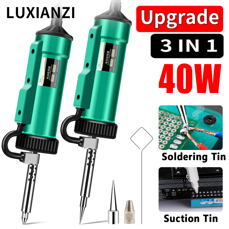 Desoldering Pump Electric Vacuum Station - LUXIANZI 40 Вт машина для распайки