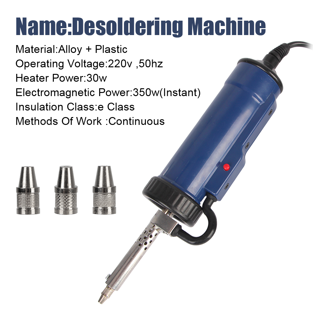 Автоматический отпаяльный аппа – обзор и цена Desoldering Pump Electric Vacuum Station